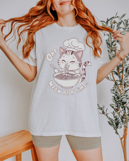 One Meow At A time T-Shirt - DwnReverie